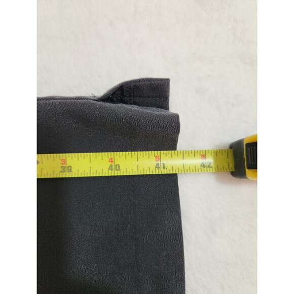 Adidas Pants Mens 32 X 32 Black Flat Front Dress Preppy Business Work - Picture 9 of 10